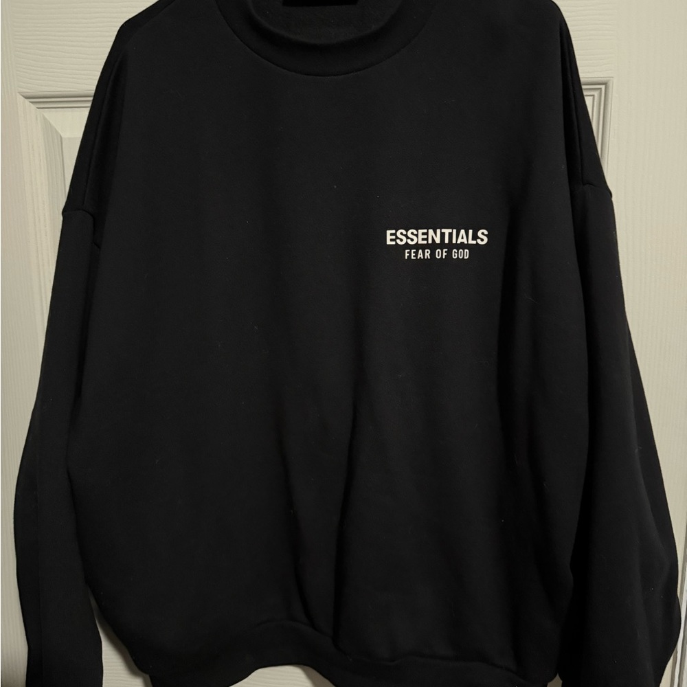 Fear of God Essentials Black Sweater
